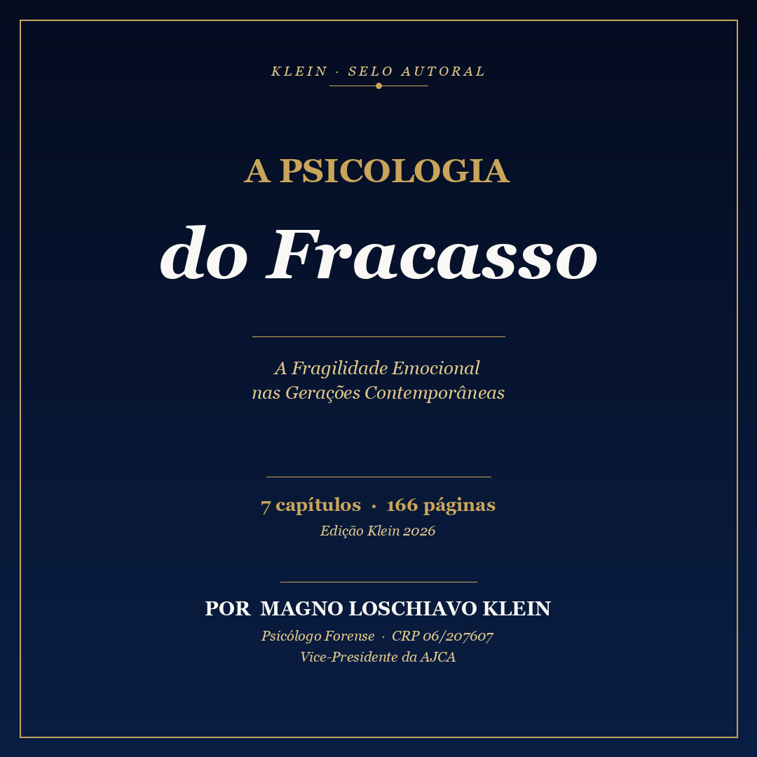 Capa do livro A Psicologia do Fracasso