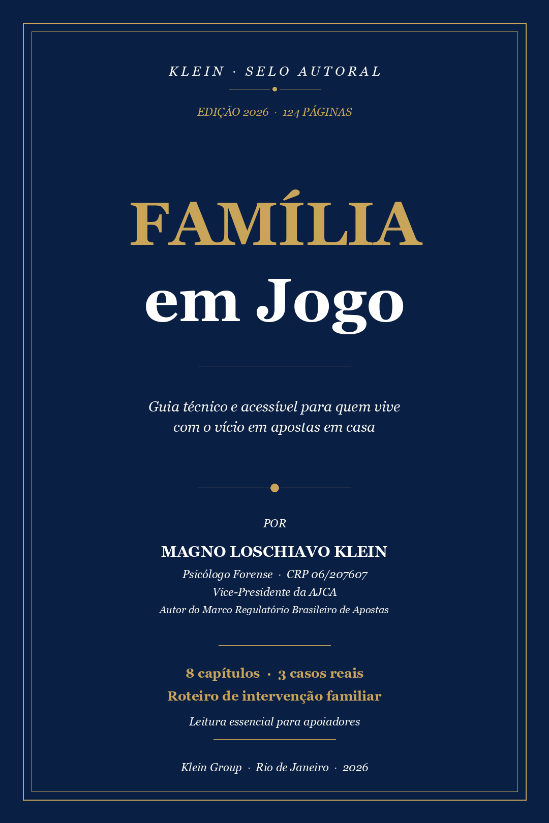Capa do livro Família em Jogo